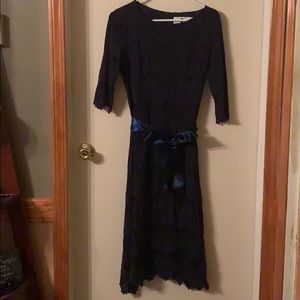 Navy Dainty Jewels lace dress